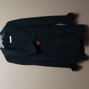 Wish Black Sweater with Button Detail